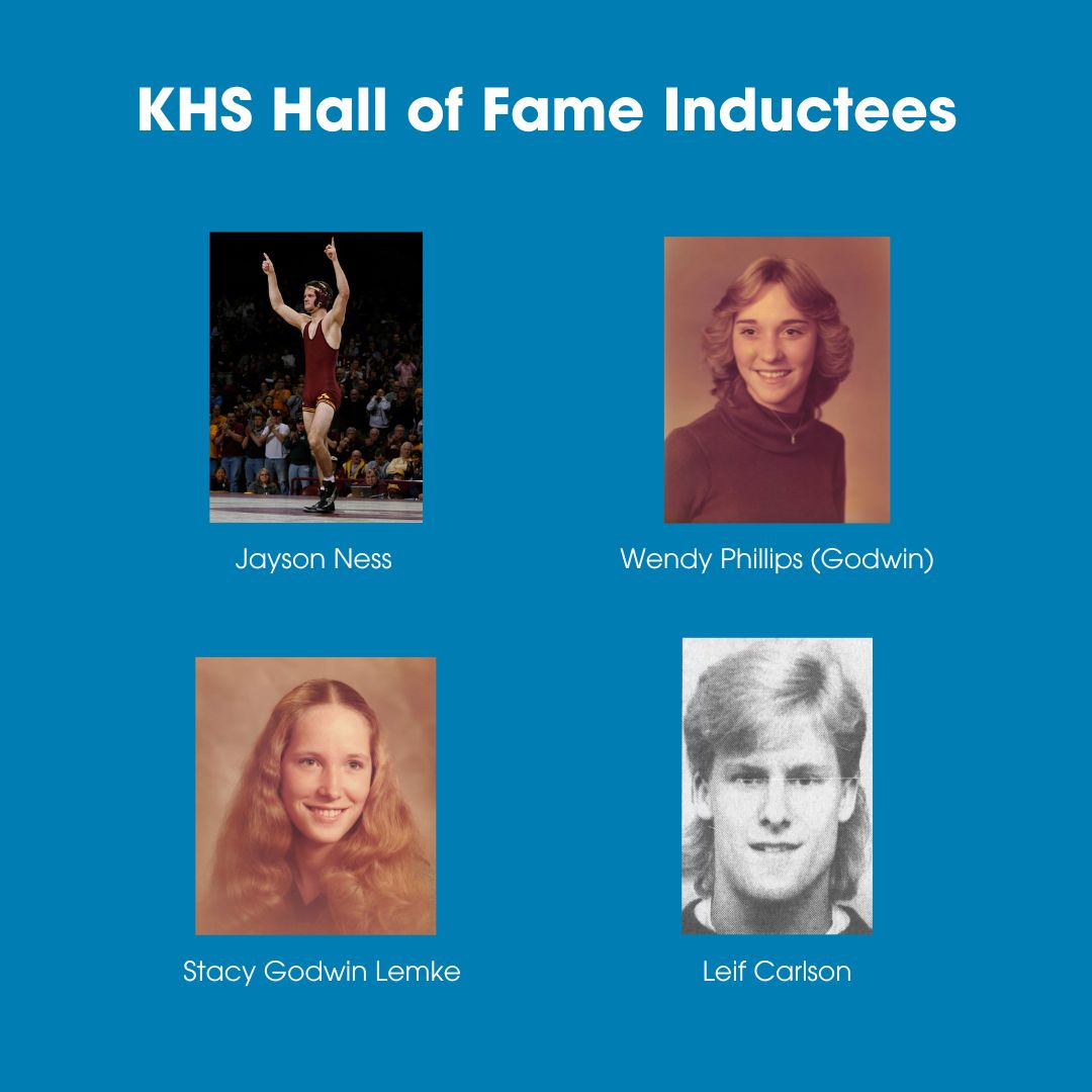 Photos of Jayson Ness, Wendy Phillips (Godwin), Stacy Godwin Lemke and Leif Carlson