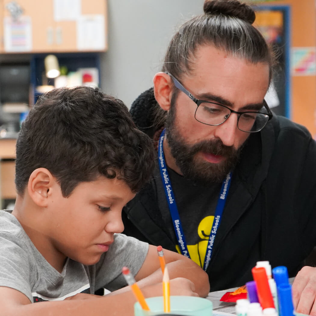 teacher and student