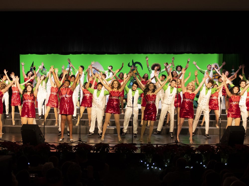 Kennedy show choir performing