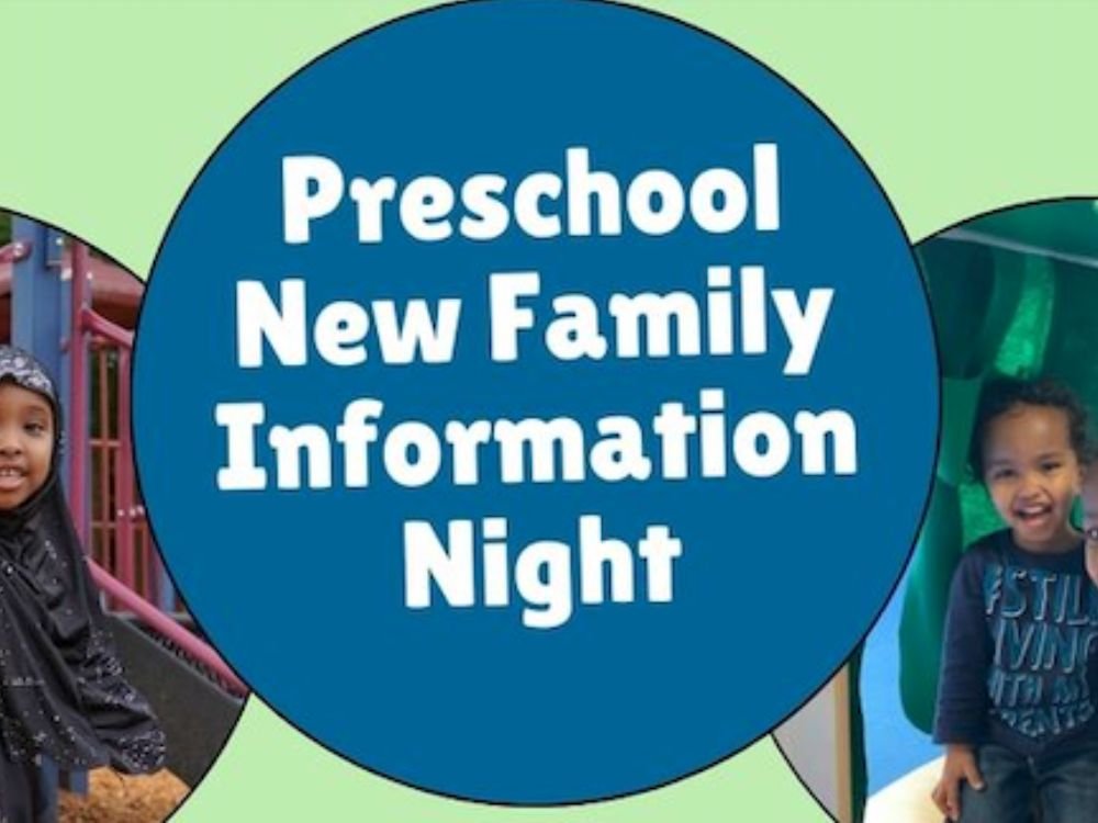Preschool New Family Information Night Banner