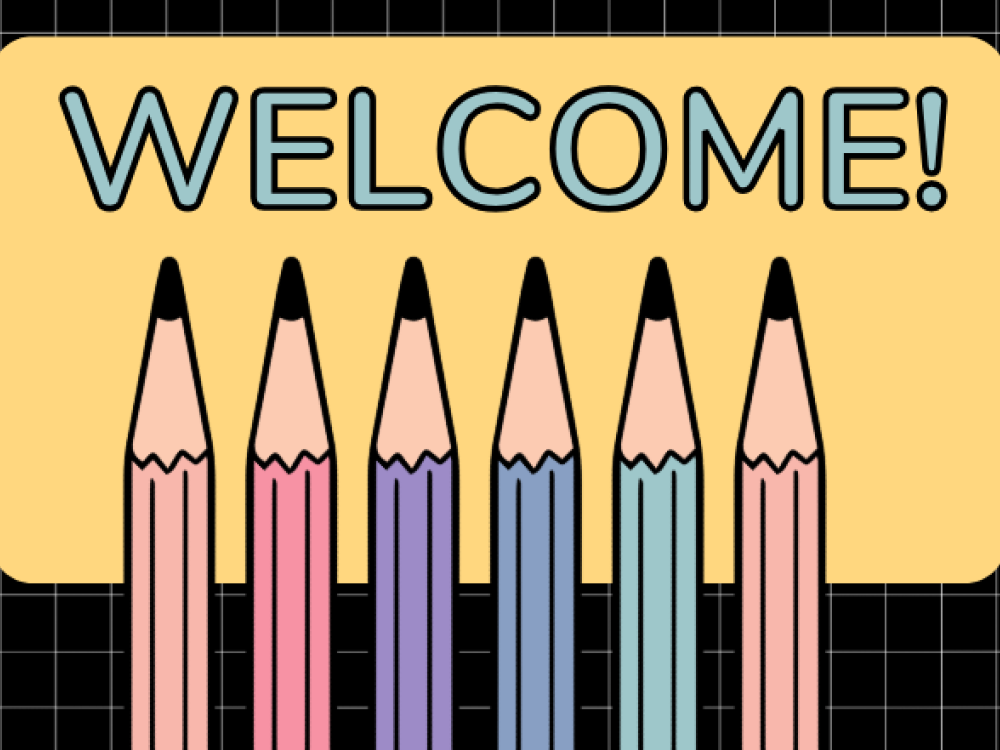 Welcome pencils