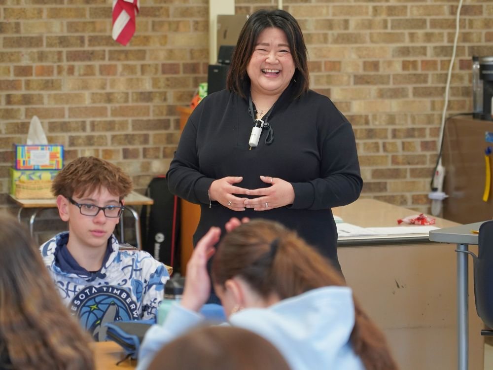 Jodi Carufel teaching kids