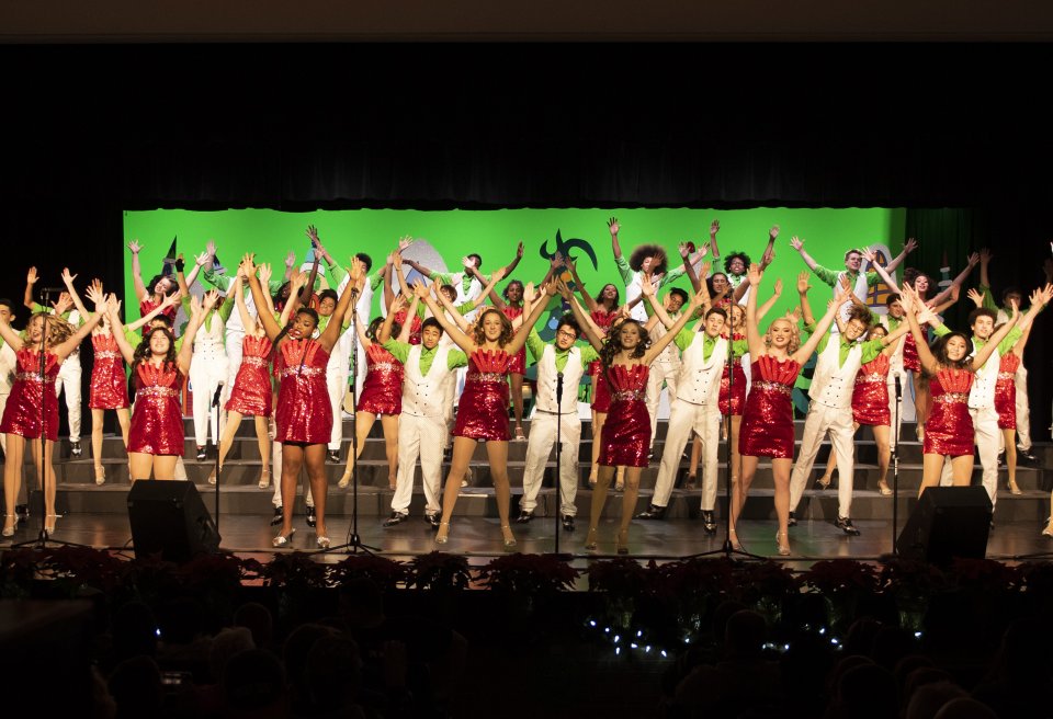 Kennedy show choir performing