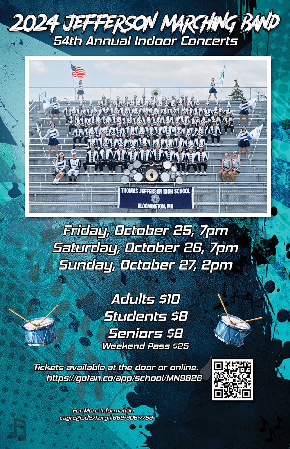 Jefferson Marching Band presents indoor concerts