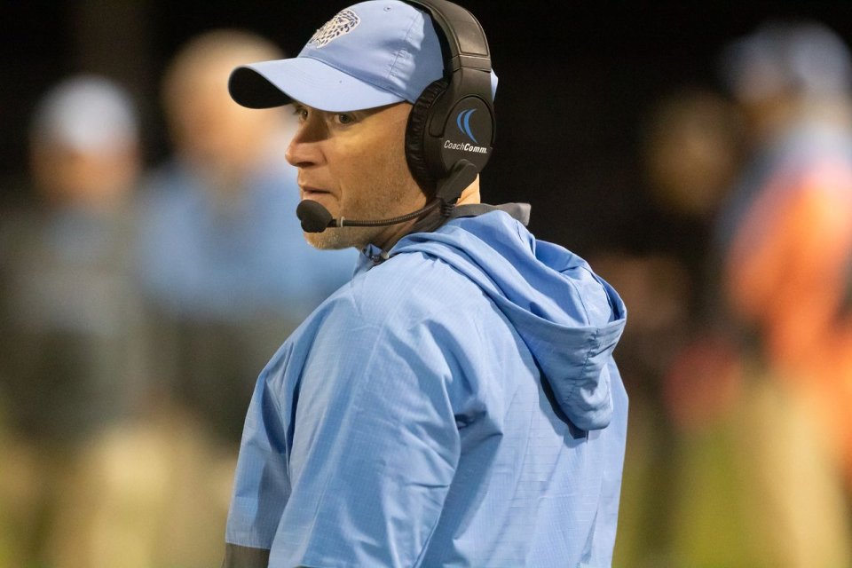 Assistant coach Aaron Swartout
