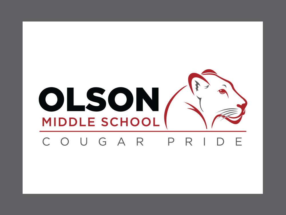 Olson Middle School Cougar logo