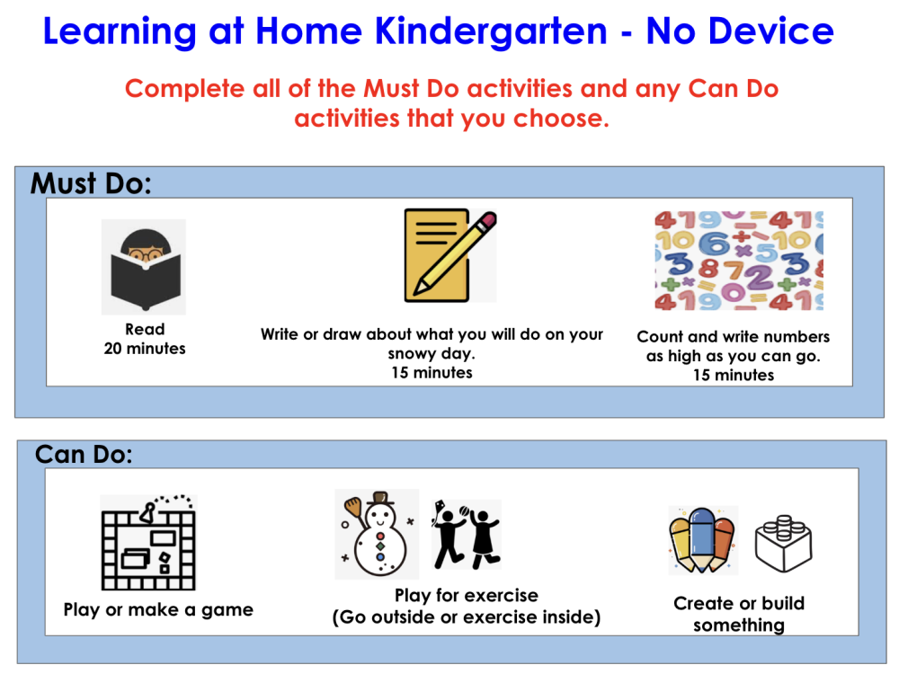 E-Learning day information