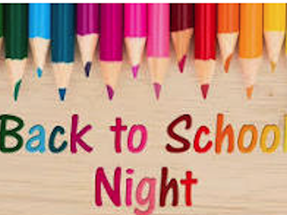 Back to School Night!   ¡Noche de regreso a clases!