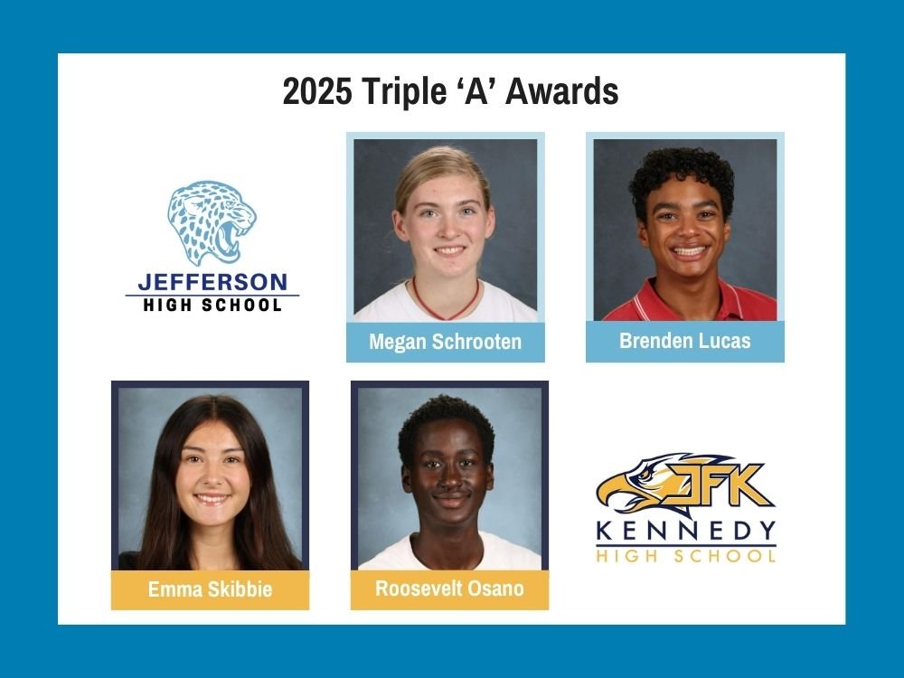 portrait photos of four students