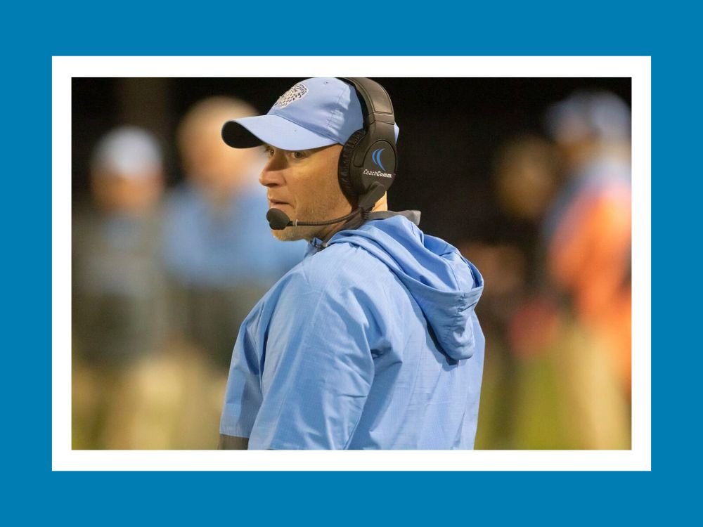 Assistant coach Aaron Swartout