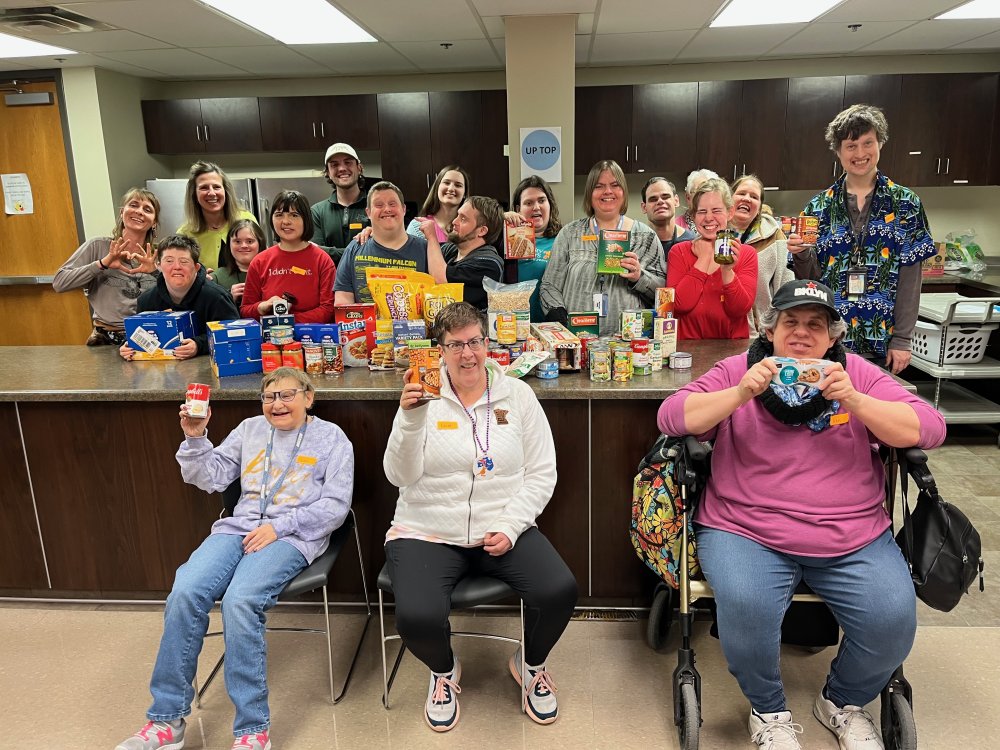 Aussie Party and Food Shelf Collection” by Learning Exchange participants was a hit