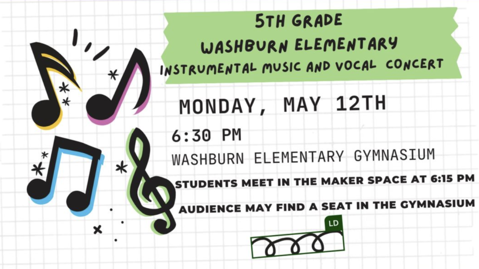 Information about an elementary school concert