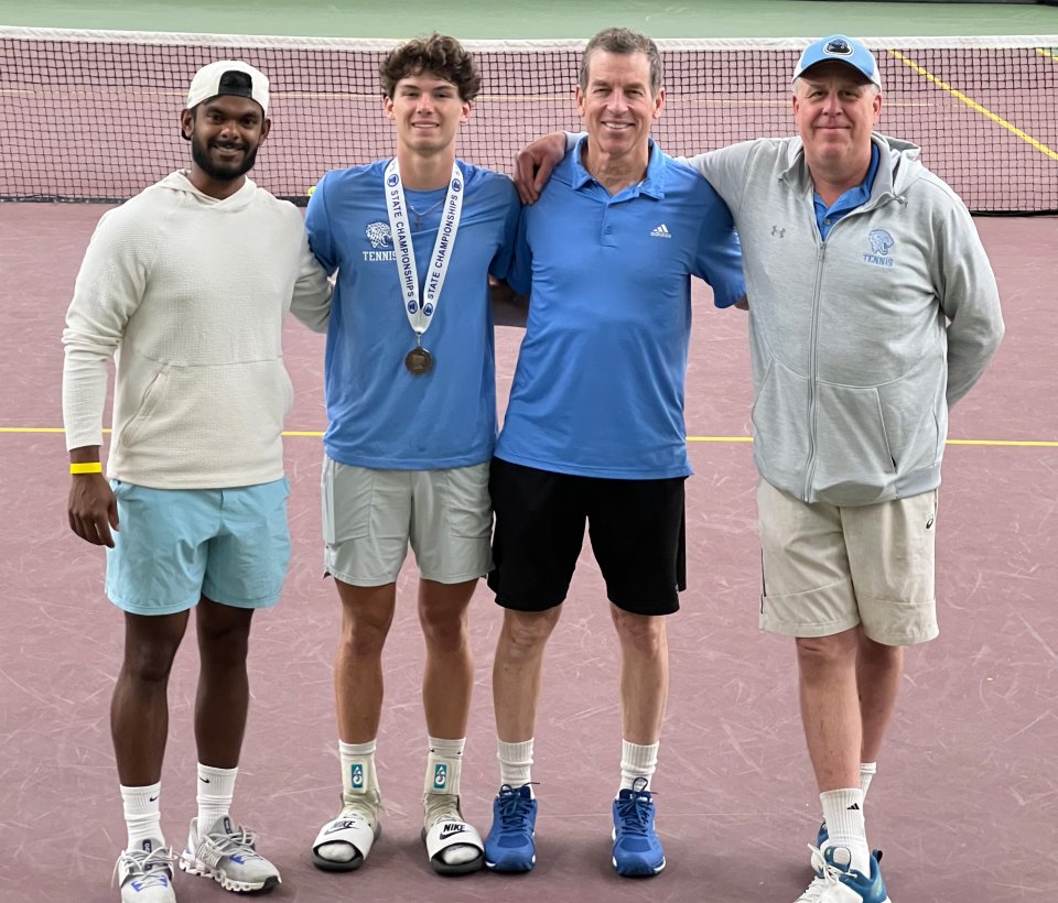 Jefferson boys tennis player Bode Campbell places third at state